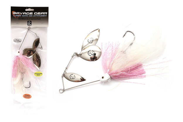 57699 - SAVAGE GEAR DA MEGA BUSH SPINNERBAIT - PINK WHITE