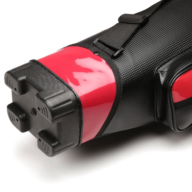 SZTYWNY POKROWIEC YORK BLACK/RED II KOMORY 130cm