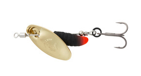 824 - SAVAGE GEAR OBROTÓWKA GRUB SPINNERS - GOLD BLACK