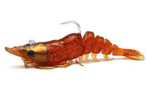 S110-309-006 - WESTIN SALTY THE SHRIMP RNR - MOTOROIL GOLD 7,5cm/1szt