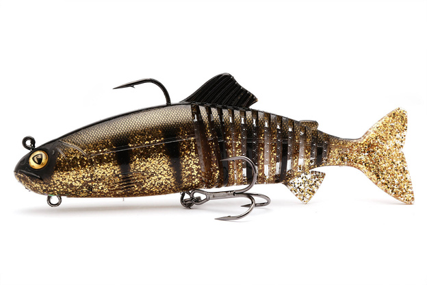GUMA FOX RAGE REPLICANT JOINTED 15cm - GOLDEN PERCH