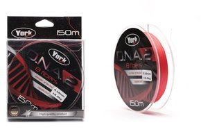 PLECIONKA YORK D.N.A 2 RED FLUO - 150m