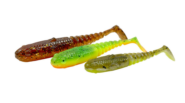 GUMA SAVAGE GEAR GOBSTER SHAD - GREEN PEARL YELLOW