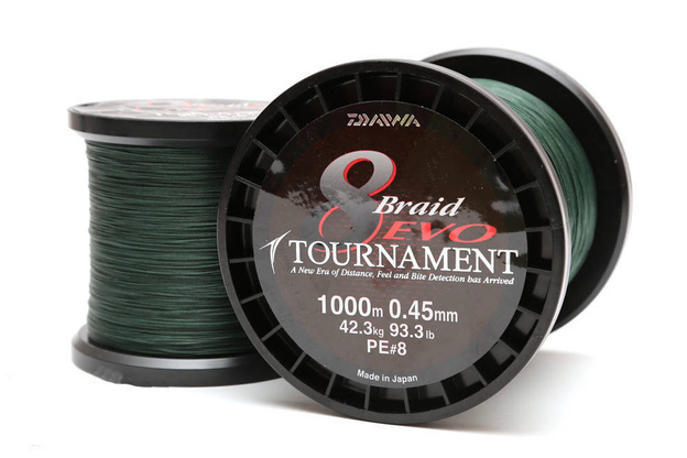 PLECIONKA DAIWA TOURNAMENT EVO DARK GREEN 0,10mm/1000m