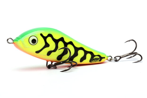 WOBLER SALMO RATTLIN SLIDER SINKING 11cm - GREEN TIGER