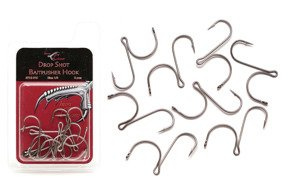 HAKI DROP SHOT IRON CLAW BAITPUSHER 2/0-8szt