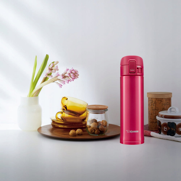 KUBEK TERMICZNY ZOJIRUSHI SM-KHE48PV - KARMAZYNOWY 0,48l