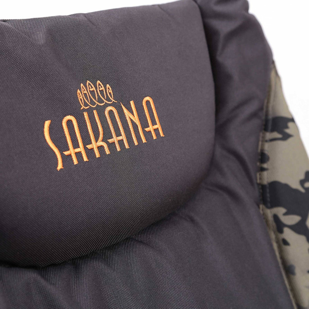 FOTEL WĘDKARSKI Z REGULACJĄ OPARCIA SAKANA CAMO