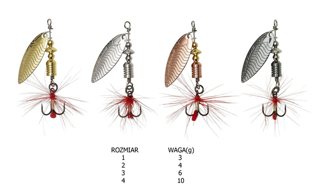 659 - DAM OBROTÓWKA EFFZETT UV- SPINNERS GUNSMOKE