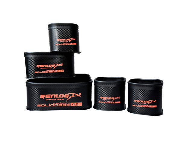 ZESTAW 6 POJEMNIKÓW GENLOG EVA SOLID BASE CARBON