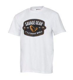 KOSZULKA Z KRÓTKIM RĘKAWEM SAVAGE GEAR BADGE LOGO TEE