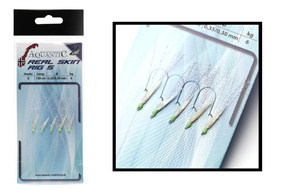 PRZYWIESZKA ŚLEDZIOWA AQUANTIC REAL SKIN RIG 5 - NATURAL 10