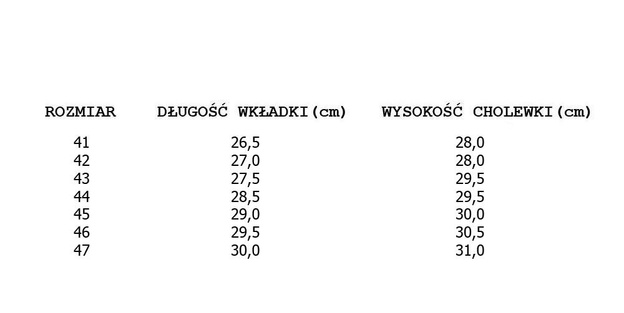 KALOSZE LEMIGO WADER 893 EVA