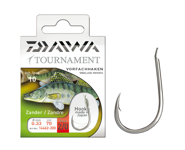 HACZYKI Z PRZYPONEM DAIWA TOURNAMENT SANDACZ NR.1/0
