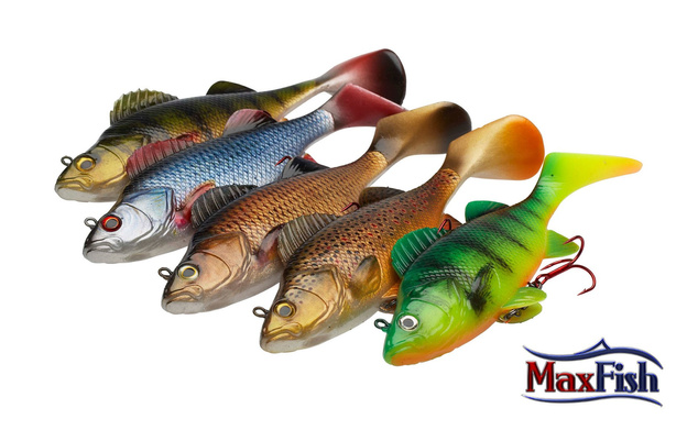 GUMA DAM EFFZETT NATURAL PERCH PADDLE TAIL - FIRE PERCH