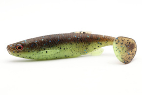 GUMA SAVAGE GEAR FAT-TAIL MINNOW - CHARTREUSE PUMPKIN