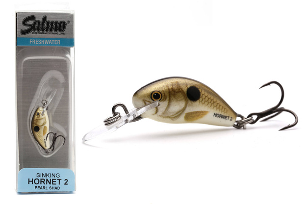 WOBLER SALMO HORNET SINKING 2,5cm - PEARL SHAD