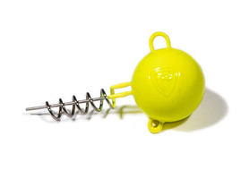 NCK021 - FOX RAGE GŁÓWKA Z WKRĘTKĄ PELAGIC UV YELLOW 60g/1szt