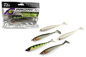 ZESTAW GUM DAIWA PROREX DUCKFIN SHAD - UV NATURE MIX 12,5cm
