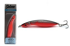 QWV002 - SALMO WOBLER WAVE SINKING 7cm - BLACK RED FISH