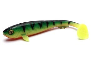 GUMA FOX RAGE SUPER SLICK SHAD 28cm - FIRETIGER UV