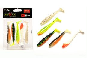 NSL832 - FOX RAGE ZESTAW GUM SPIKEY SHADS 6cm