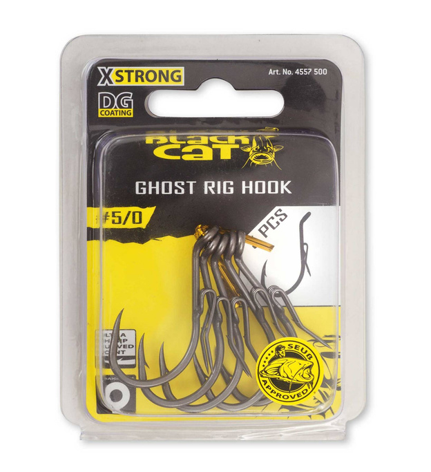 HACZYKI BLACK CAT GHOST RIG DG 6/0 -5szt