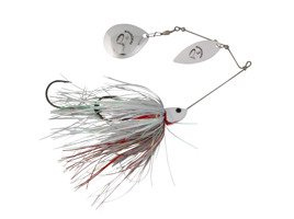 SPINNERBAIT SAVAGE GEAR DA BUSH - WHITE SILVER HOLO FLAME