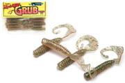 GUMA LUNKER CITY HYDROTAIL GRUB PUMPKIN SEED GRN 4"/10szt