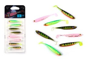 ZESTAW GUM FOX RAGE MICRO TIDDLER FAST UV MIXED 8szt