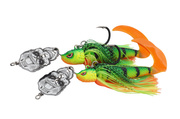 PRZYNĘTA SUMOWA MADCAT SKULL BLADE JIG XL 75g - FIRETIGER UV