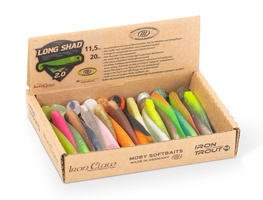 ZESTAW GUM NON TOXIC LONG SHAD 2.0 - 11,5cm  - SANGER 
