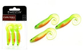 GUMA WESTIN CURL TEEZ - SLIME CURD 7cm/3szt