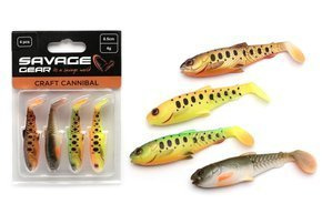 GUMA SAVAGE GEAR CRAFT CANNIBAL DARK WATER MIX 6,5cm