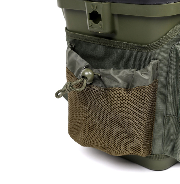 SIEDZISKO WĘDKARSKIE KUFER NECO Z PLECAKIEM