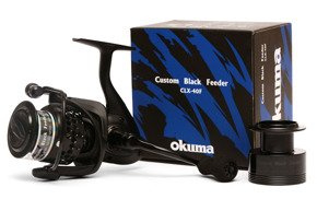 KOŁOWROTEK OKUMA CUSTOM BLACK FEEDER CLX-40F