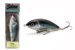 QFA099 - SALMO WOBLER FATSO FLOATING 12cm - HOLO SMELT