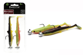 P174-650-158 - WESTIN UZBROJONE GUMY BULLTEEZ DARK WATER MIX 6 - 12,5cm