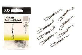 AGRAFKI BEZWĘZŁOWE Z KRĘTLIKIEM DAIWA S/7kg