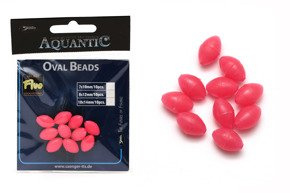 KORALIKI AQUANTIC OVAL LR FLUO 8x12mm/10szt