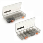 ZESTAW PŁASKICH PUDEŁEK WĘDKARSKICH 23x11x3,5cm