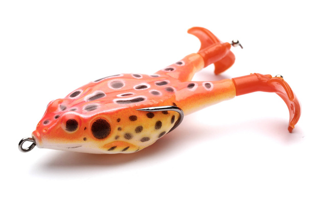WOBLER POWIERZCHNIOWY FL FLAPPER FROG ORANGE 9cm