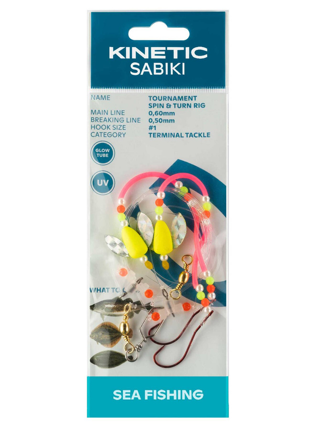 MORSKI PRZYPON SURFCASTINGOWY KINETIC SABIKI TOURNAMENT