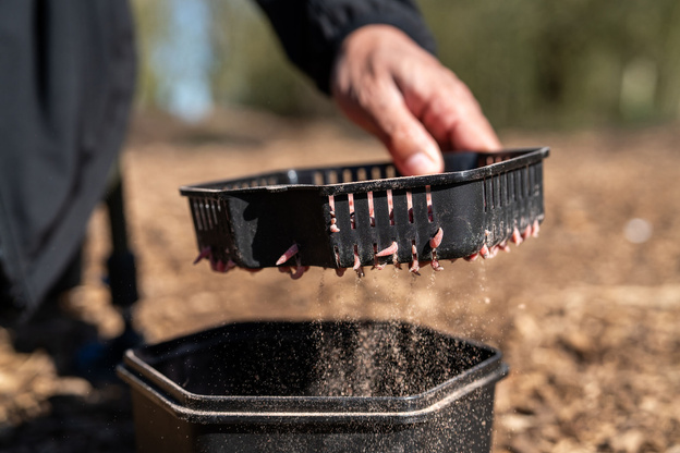 PUDEŁKO NA PRZYNĘTY ZEBCO SECURE-LOCK BAIT BOX + SITO 2,0l