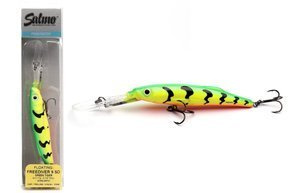 QFD034 - SALMO WOBLER FREEDIVER SDR 9cm- GREEN TIGER