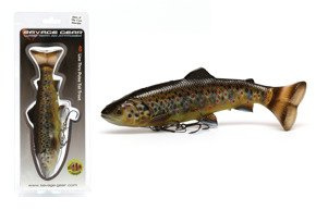 619 - SAVAGE GEAR GUMA 4D PULSETAIL TROUT - BROWN TROUT