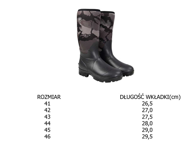 NEOPRENOWE BUTY FOX RAGE CAMO