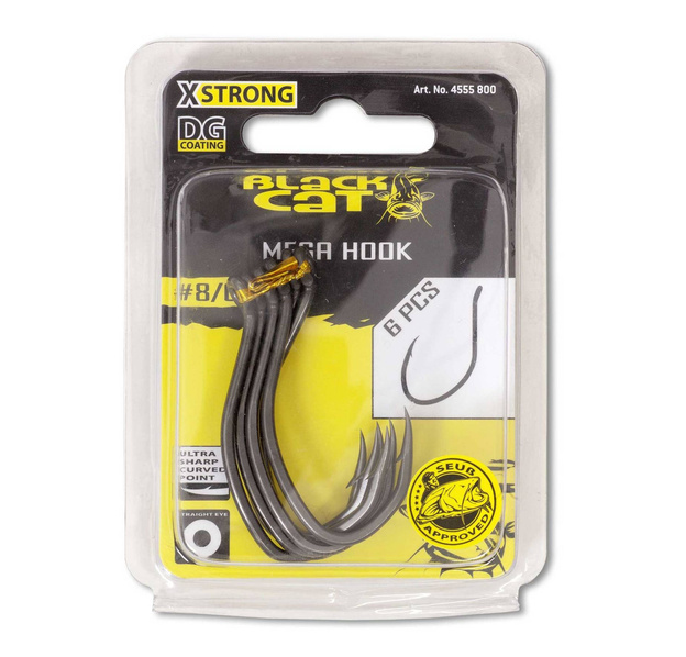 HACZYKI BLACK CAT MEGA RIG 8/0 - 6szt