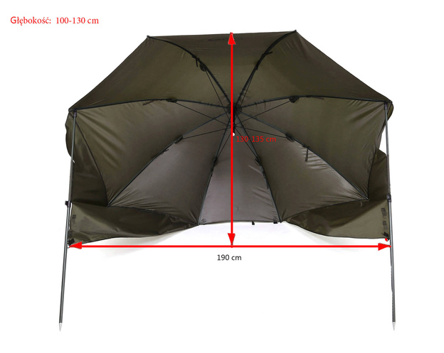 OCHRONNE STANOWISKO KARPIOWE YORK BROLLY 250