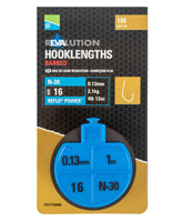 ZESTAW PRZYPONÓW PRESTON N-30 REVALUTION 1m/12/0,15mm